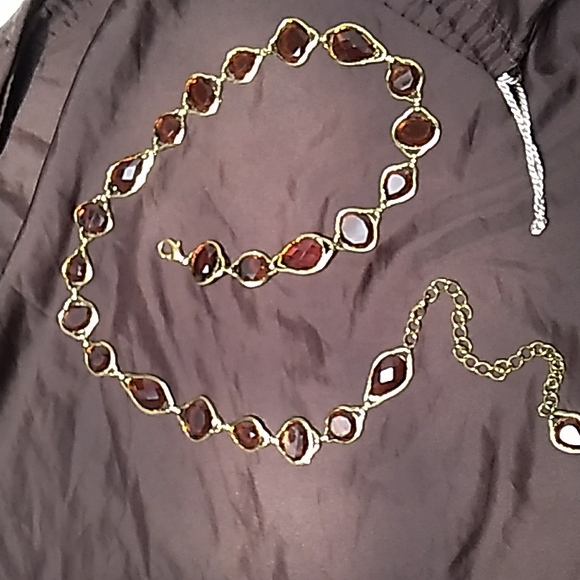 CCO | BOUTIQUE STORE | 24" TO 27" WAIST | CLASSIC AMBAR JEWELS BELT - Picture 5 of 6